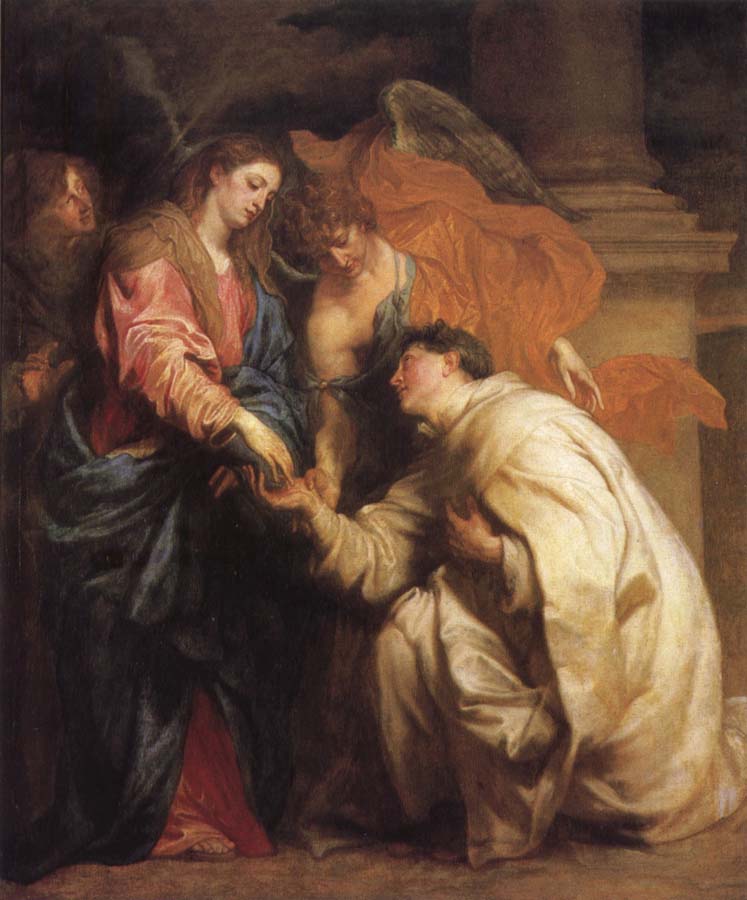 The mystic marriage of the Blessed Hermann Foseph with Mary